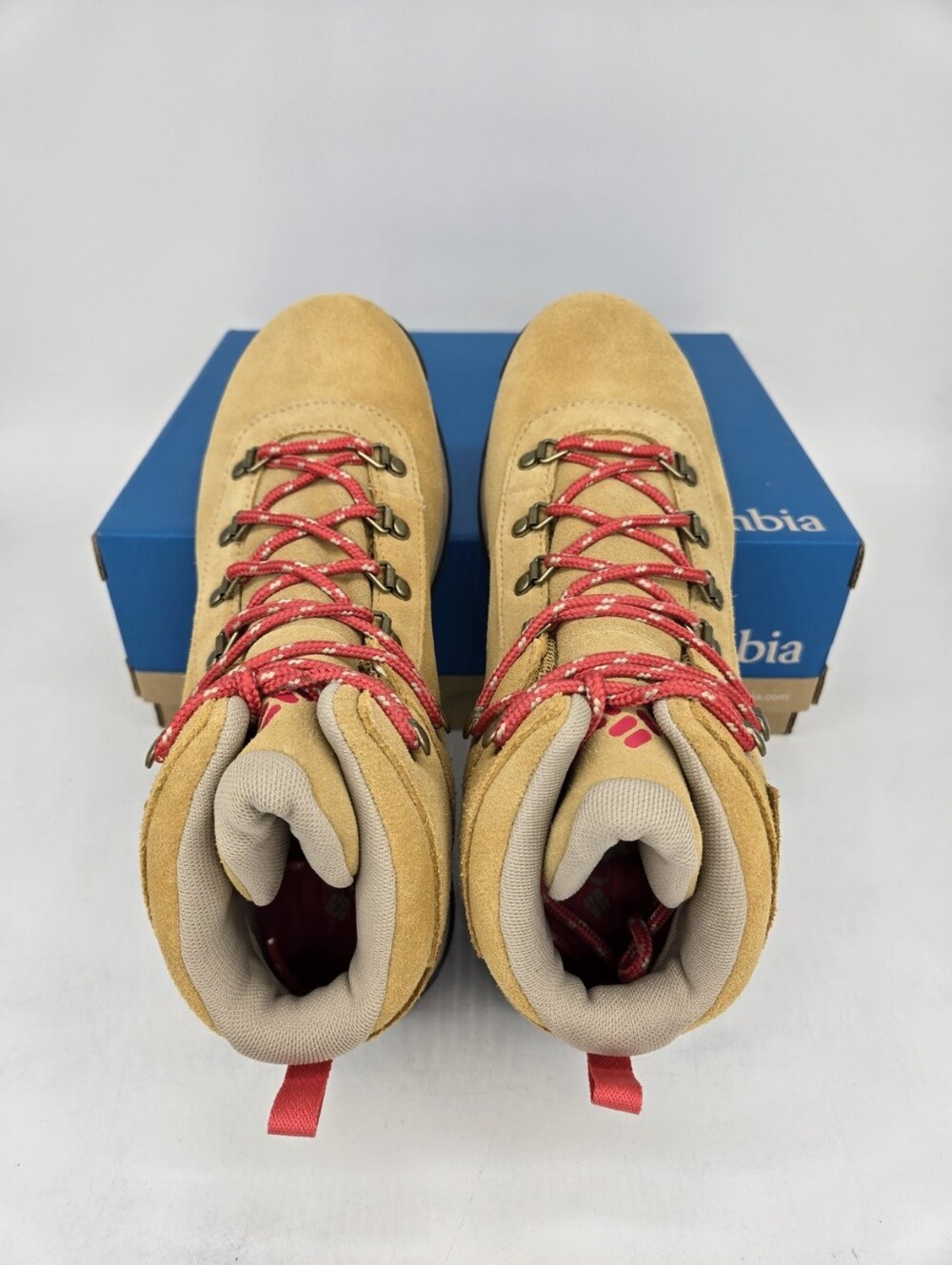 Columbia Women's Yoncalla Suede Waterproof Hiking Boots Shoes Size 10 - Picture 6 of 8